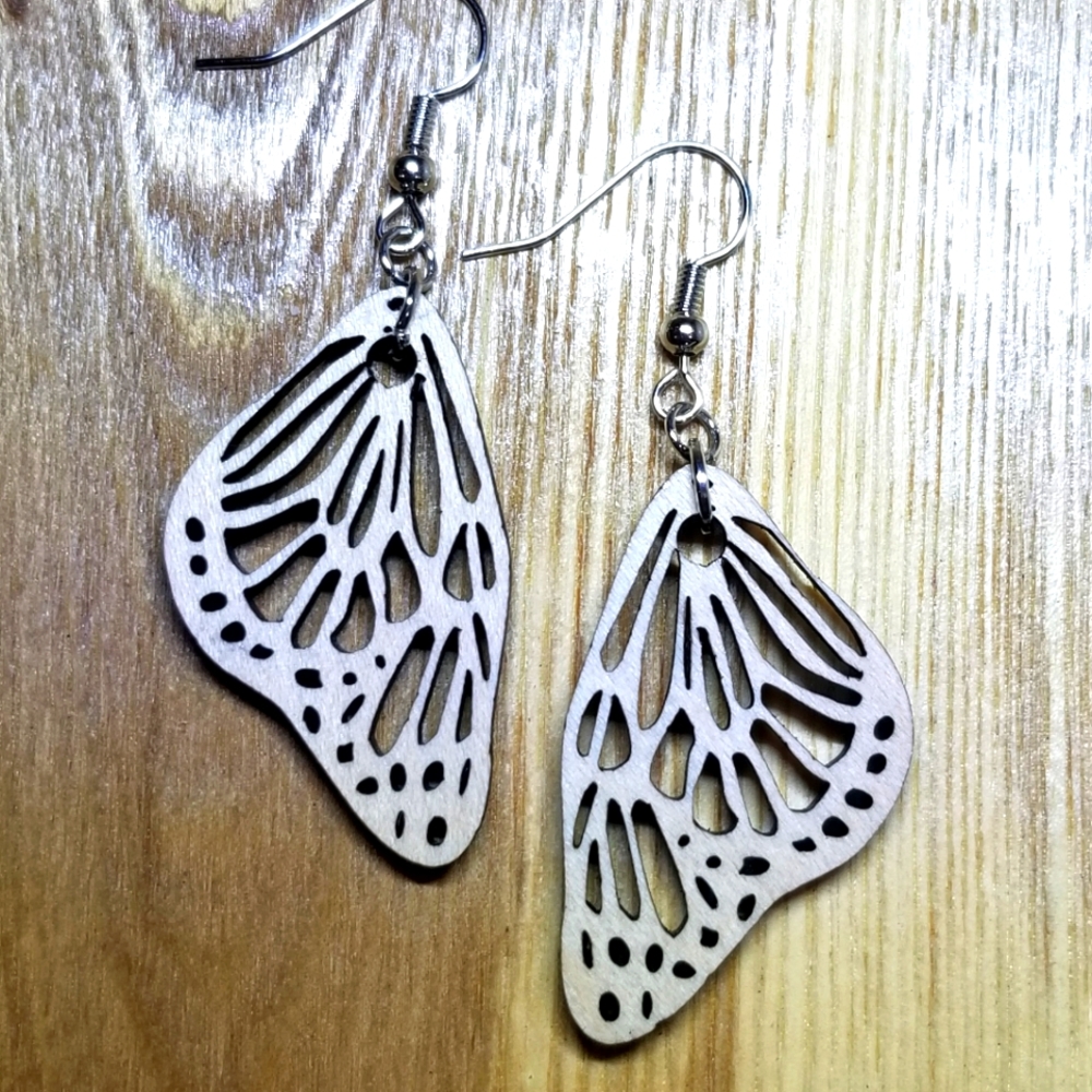 Butterfly wing earrings